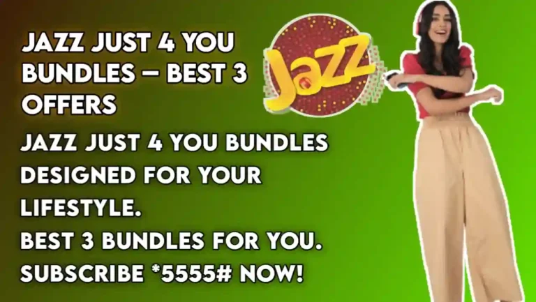 Jazz Just 4 You Bundles – Best 3 Offers Dial *5555#