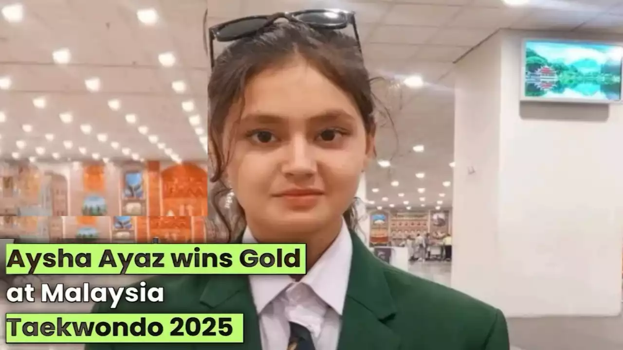 Aysha Ayaz Wins Gold at Malaysia Taekwondo Championship 2025 - Pakistan's Rising Star