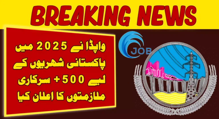 WAPDA Jobs 2025: Apply Online for 500+ Government Positions – Complete Guide