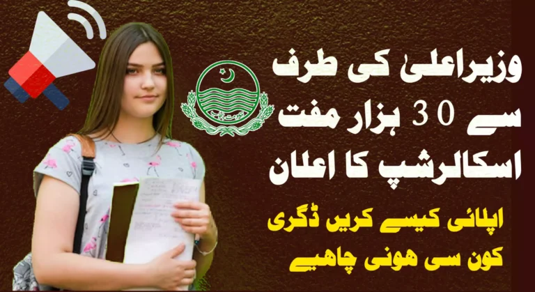 Punjab Government Announces 30,000 Scholarships for Students in 2025