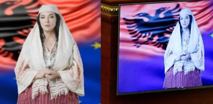 World’s First AI Minister DeLa Makes Historic Speech in Albania Parliament 2025