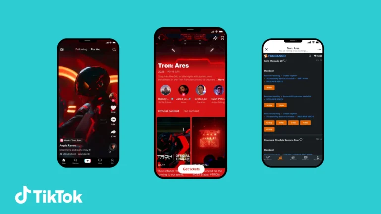 TikTok Users Can Now Buy Movie Tickets Directly in the App