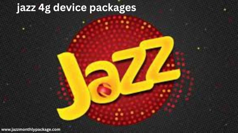 jazz 4g device packages