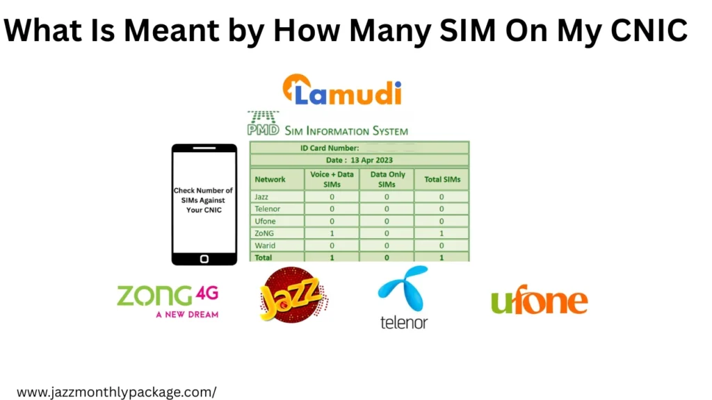 What Is Meant by How Many SIM On My CNIC