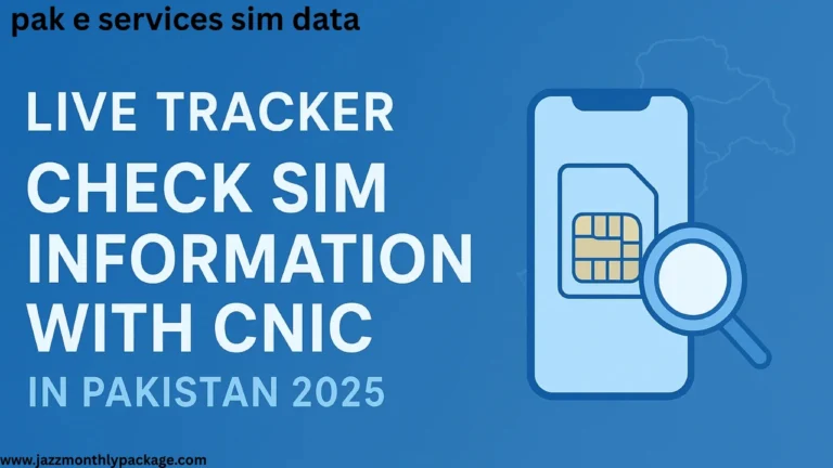 pak e services sim data