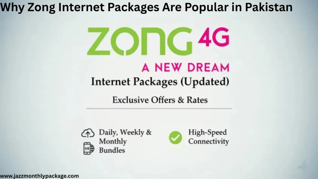 Why Zong Internet Packages Are Popular in Pakistan